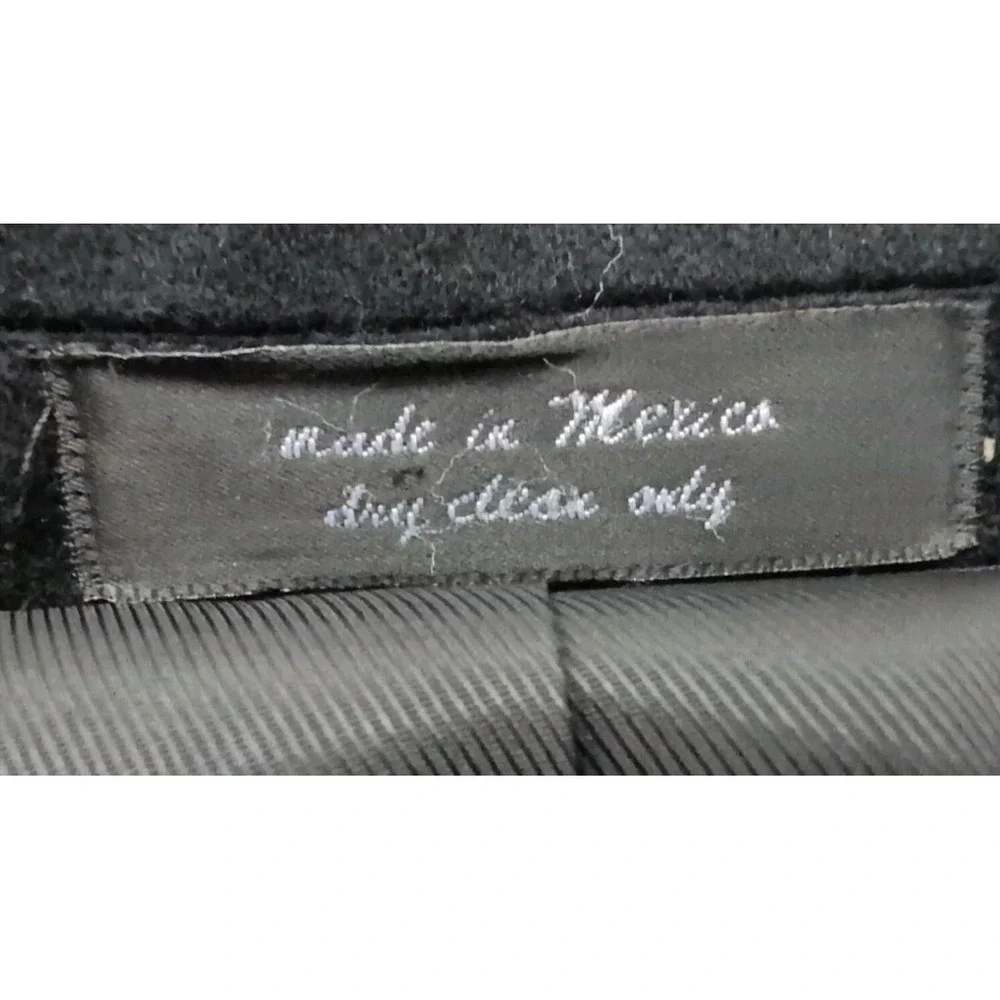 Andrew Fezza Mens 100% Italian Cashmere Black‎ Blazer Jacket 44R Sports Coat